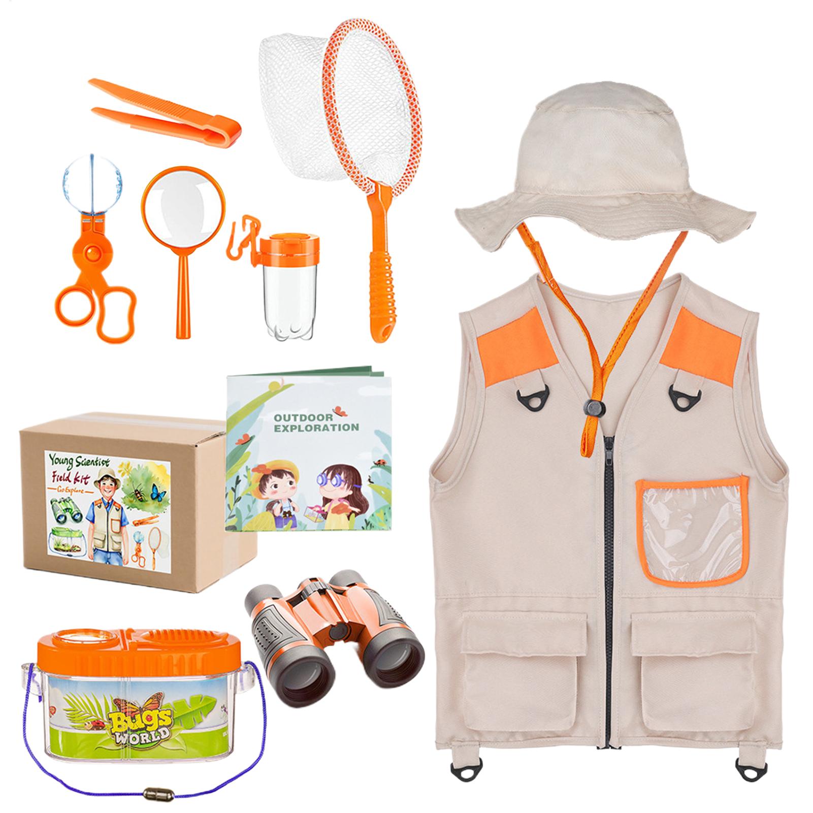 Outdoor Adventure Kit For Boys - Kit de aventura infantil com chapéu,