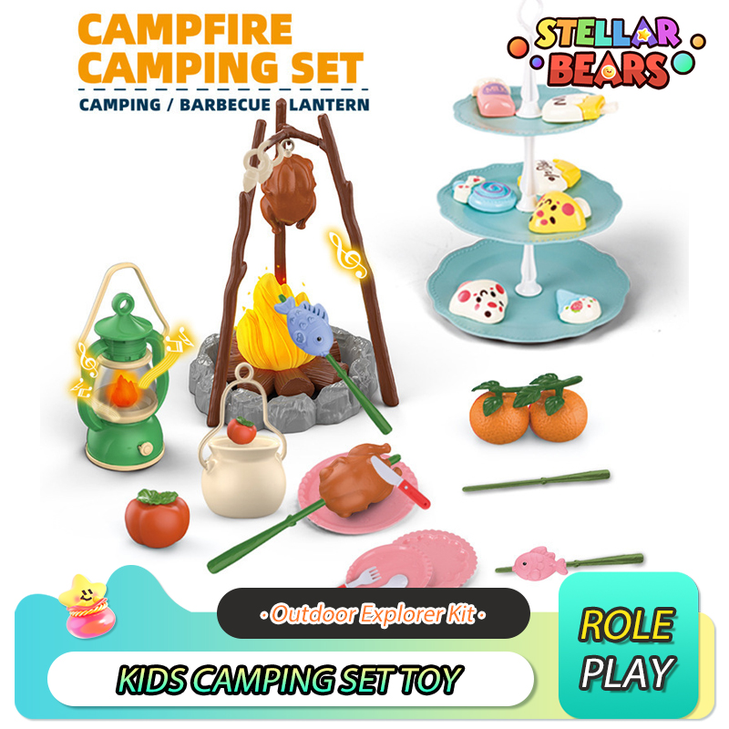 Outdoor Adventure Kit For Boys - Crianças conjunto de acampamento brinquedo ao