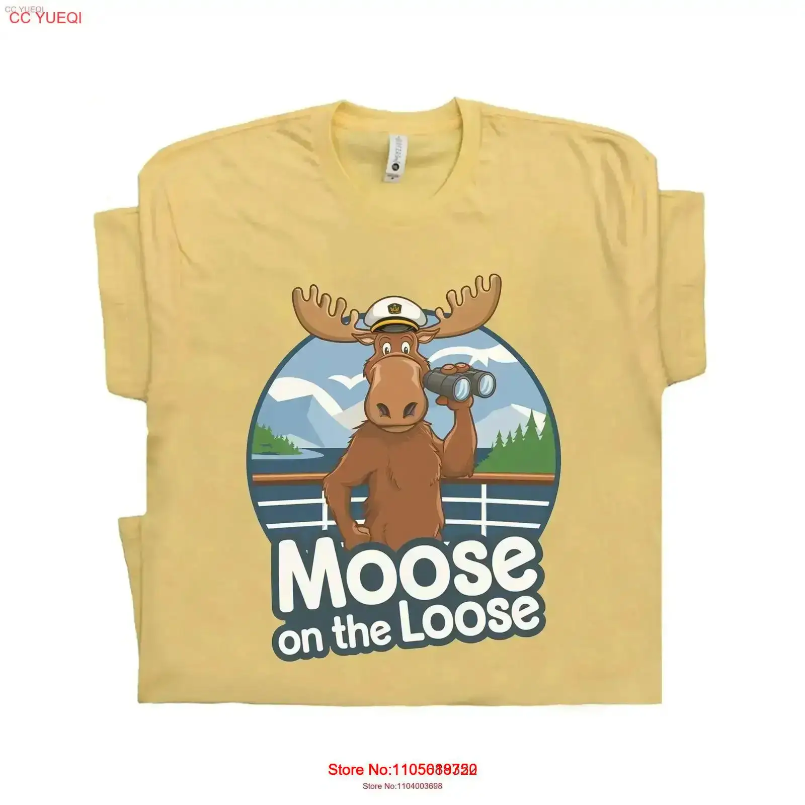 Outdoor Adventure Group - Camiseta Moose Alaska Cruise para Aventureiros