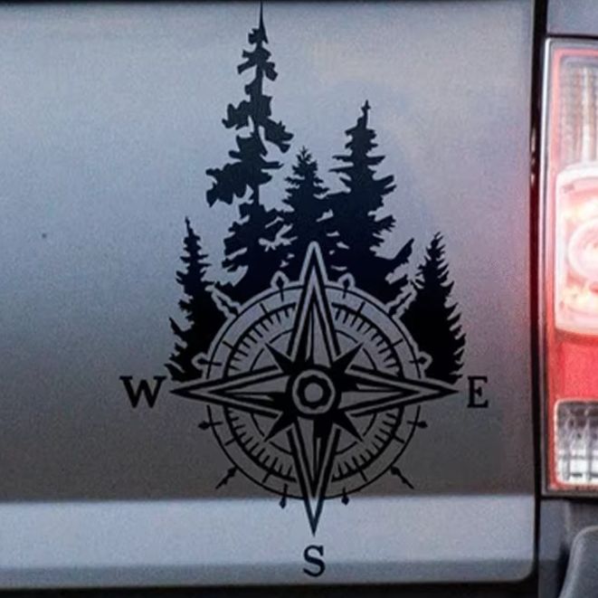 Outdoor Adventure Words - Adesivos de Carro com Tema de
