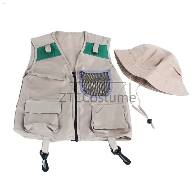 Outdoor Adventure Kit For Boys - Crianças explorador colete e chapéu traje