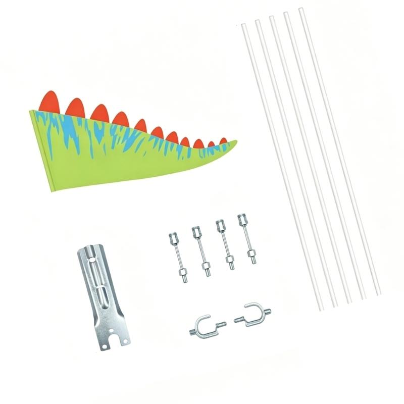 Outdoor Adventure Degree - R6FE Bandeira colorida para bicicletas infantis,