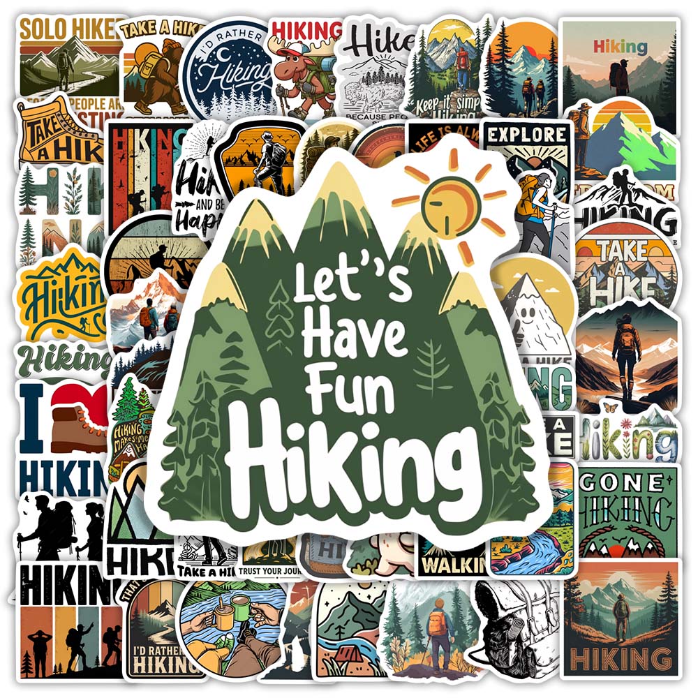 Outdoor Adventure Gifts - Adesivos de Aventura ao Ar Livre,