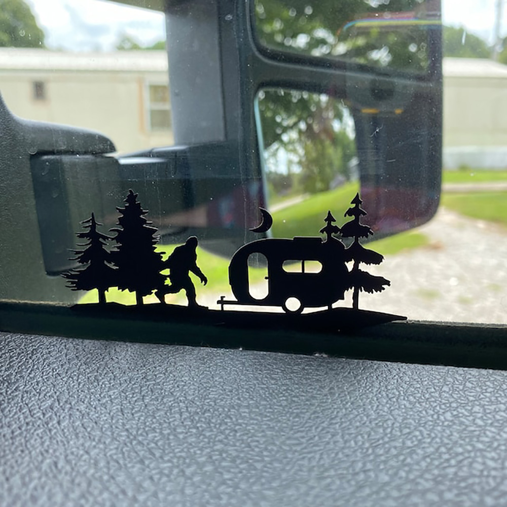 Outdoor Adventure Words - Adesivo de Vinil Engraçado Bigfoot Sasquatch