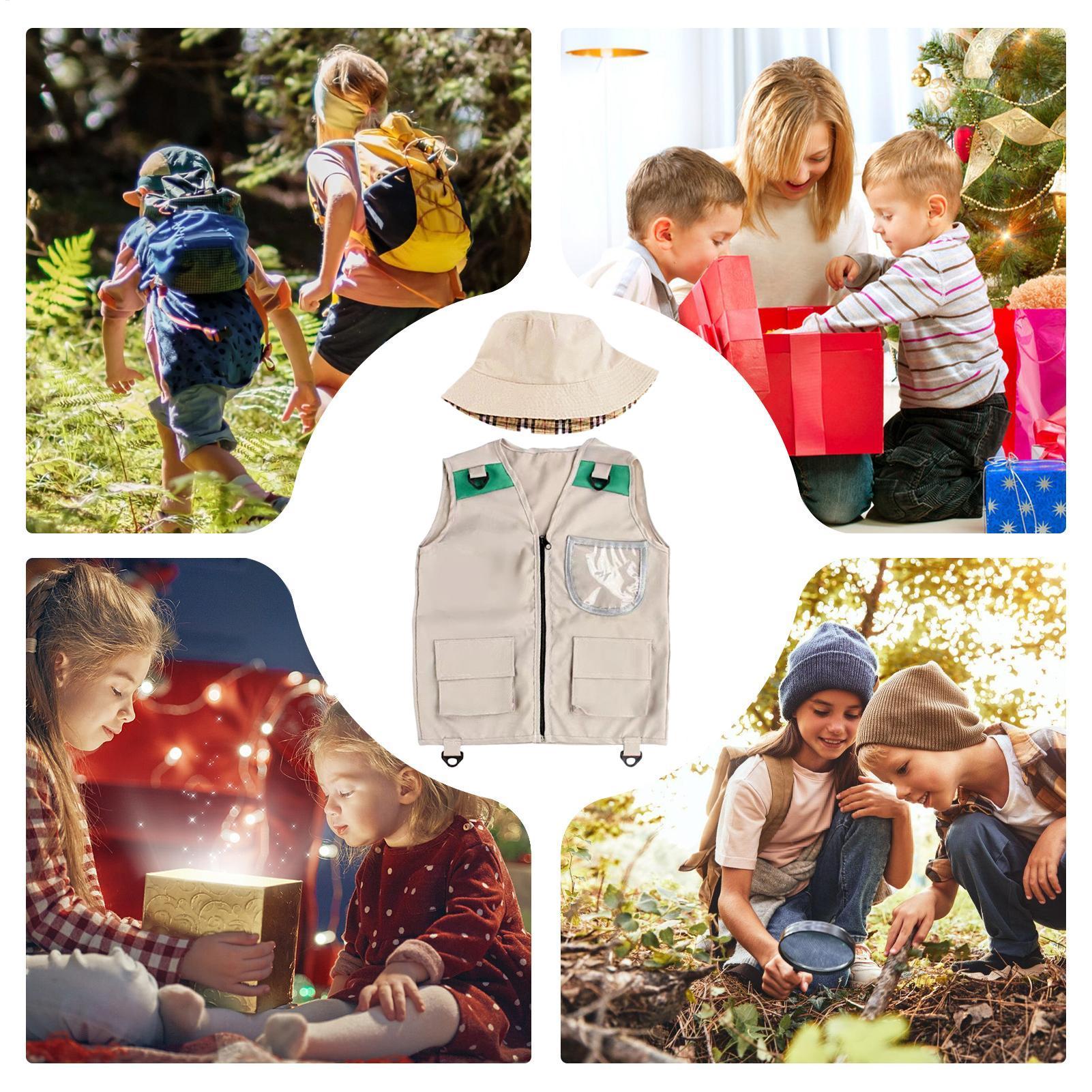 Colete e Chapéu de Explorador  - Outdoor Adventure Kit For Boys avaliação e preço