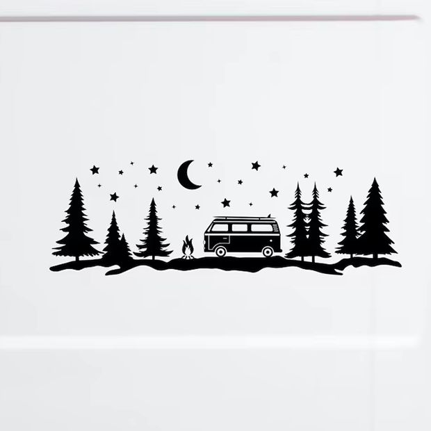Adesivos de Carro com Cenário  - Outdoor Adventure Words avaliação e preço