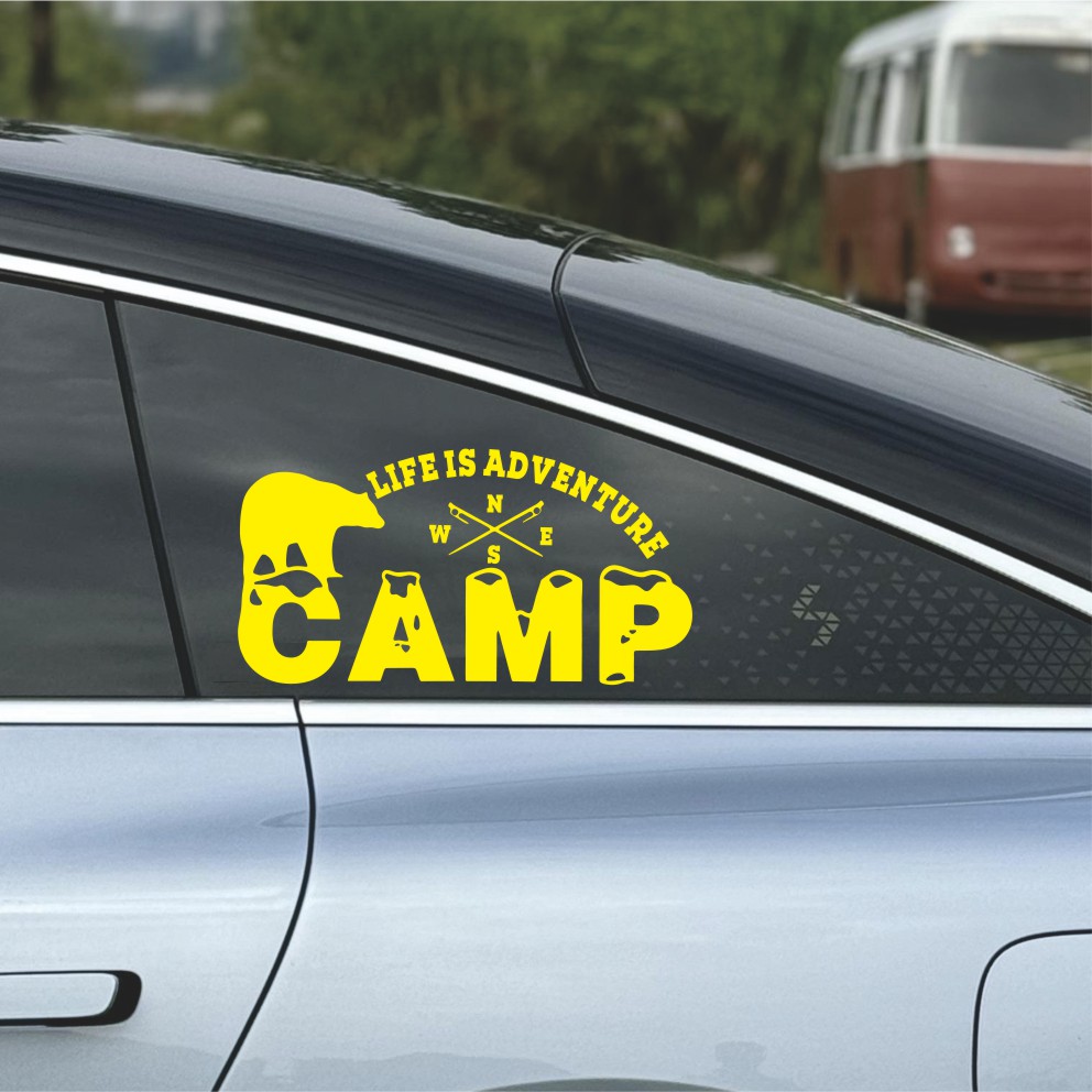 Adesivo de vinil para carro de - Outdoor Adventure Words avaliação e preço