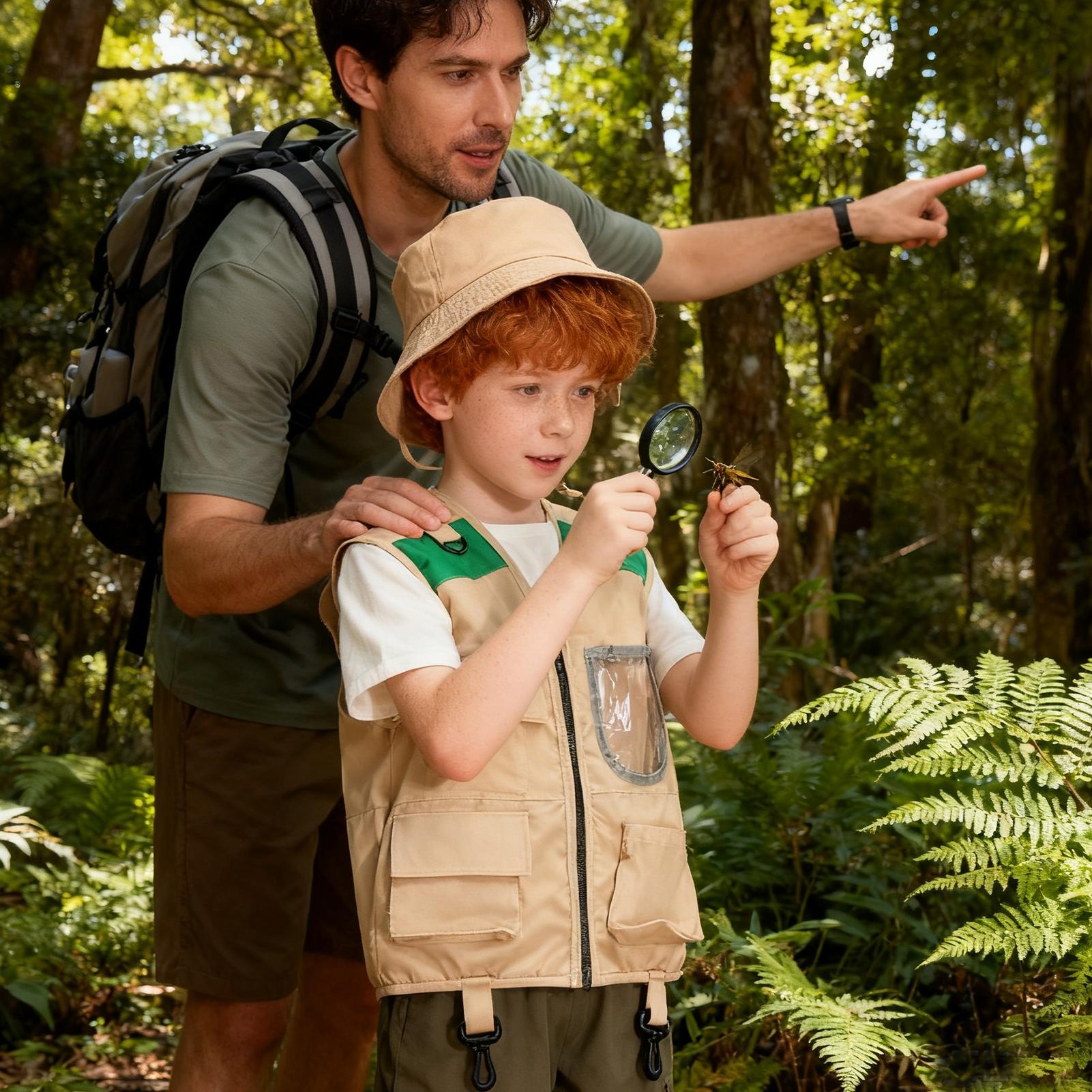 Colete e Chapéu de Explorador  - Outdoor Adventure Kit For Boys avaliação e preço