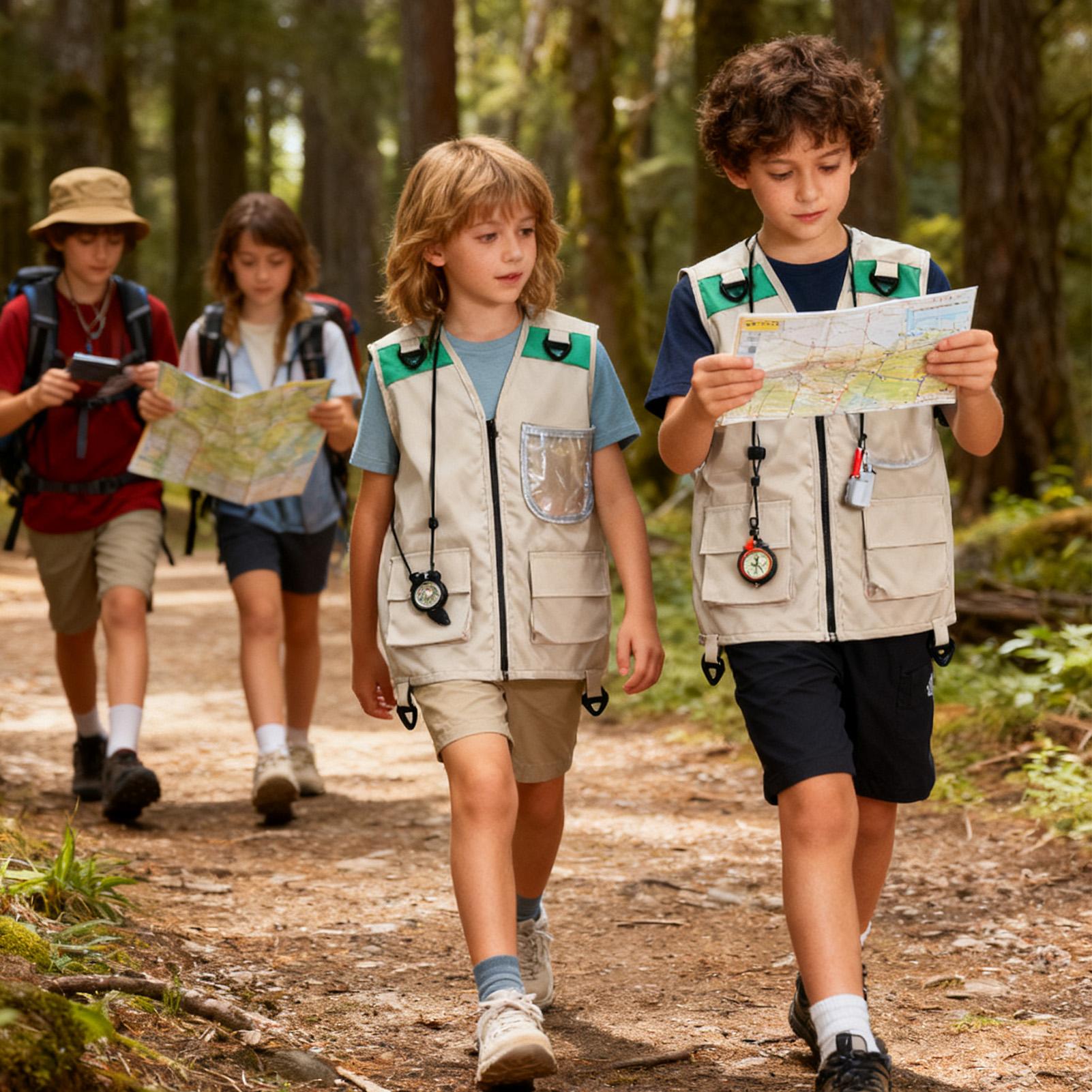 Colete de Explorador Infantil: - Outdoor Adventure Kit For Kids avaliação e preço