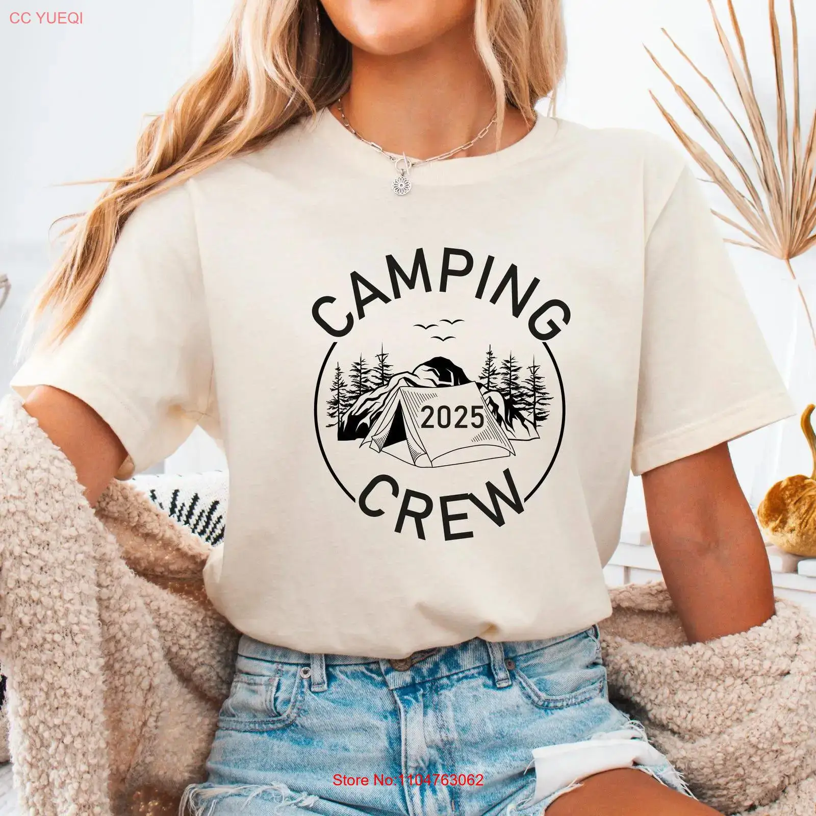 Camiseta Camping Crew 2025 par - Outdoor Adventure Group avaliação e preço