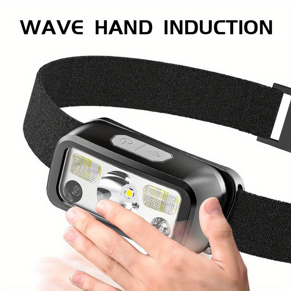 Lanterna de Cabeça LED COB Pod - Headlamp Waterproof Rechargeable avaliação e preço