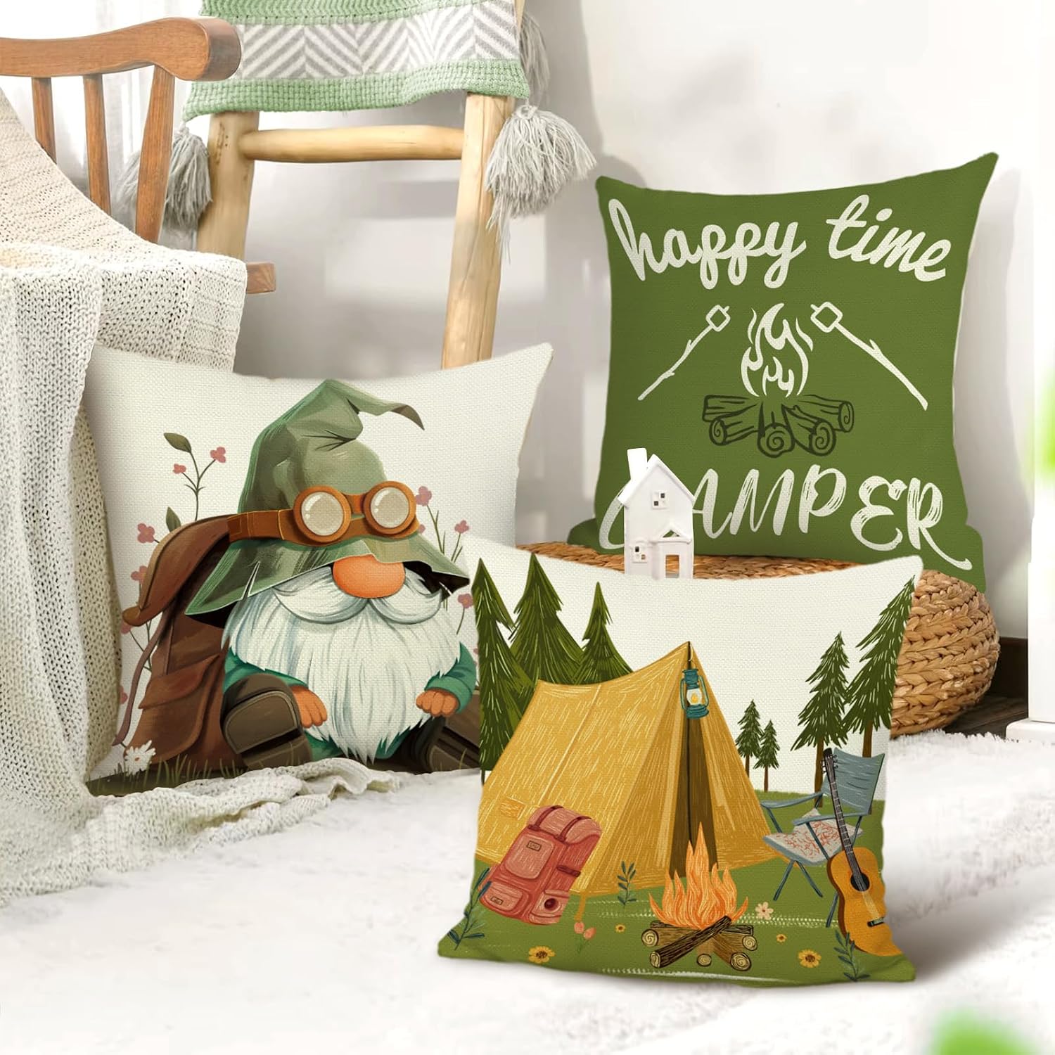 Conjunto de 4 Almofadas Decora - Outdoor Adventure Group avaliação e preço