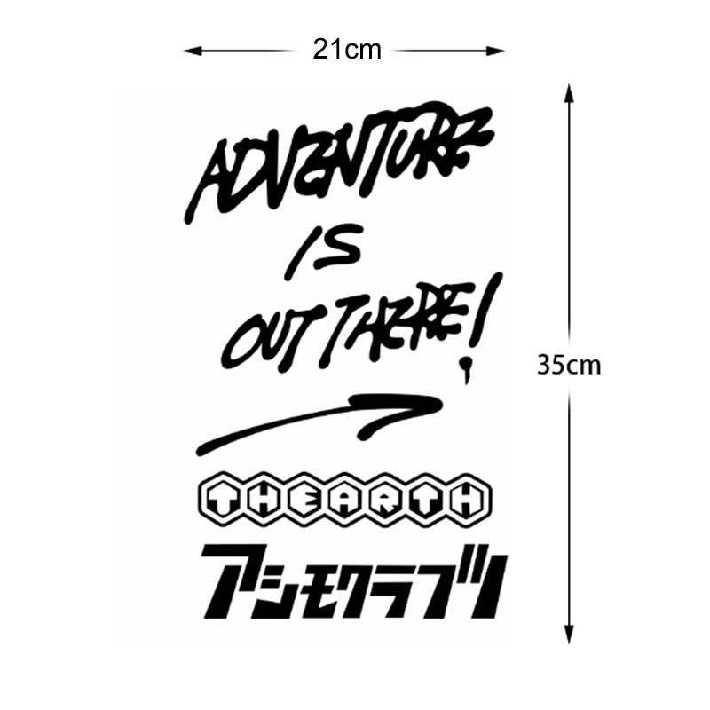 Adesivos de Vinil para Carro e - Outdoor Adventure Words avaliação e preço