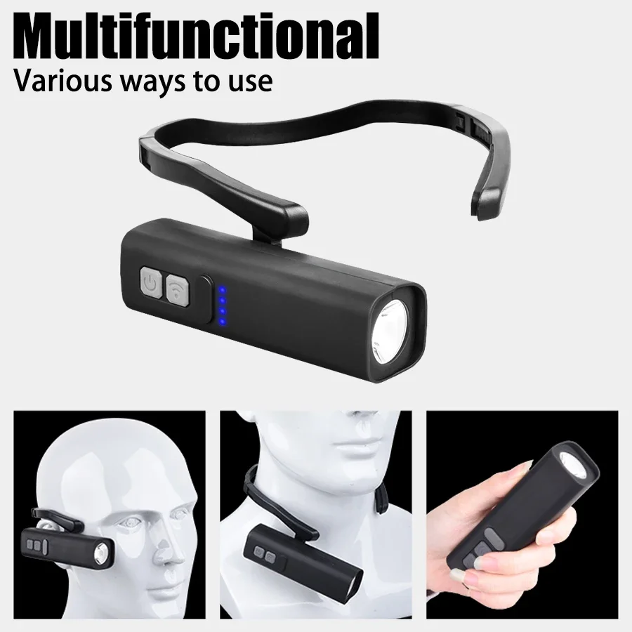 Recarregável clipe de orelha f - Headlamp Waterproof Rechargeable avaliação e preço