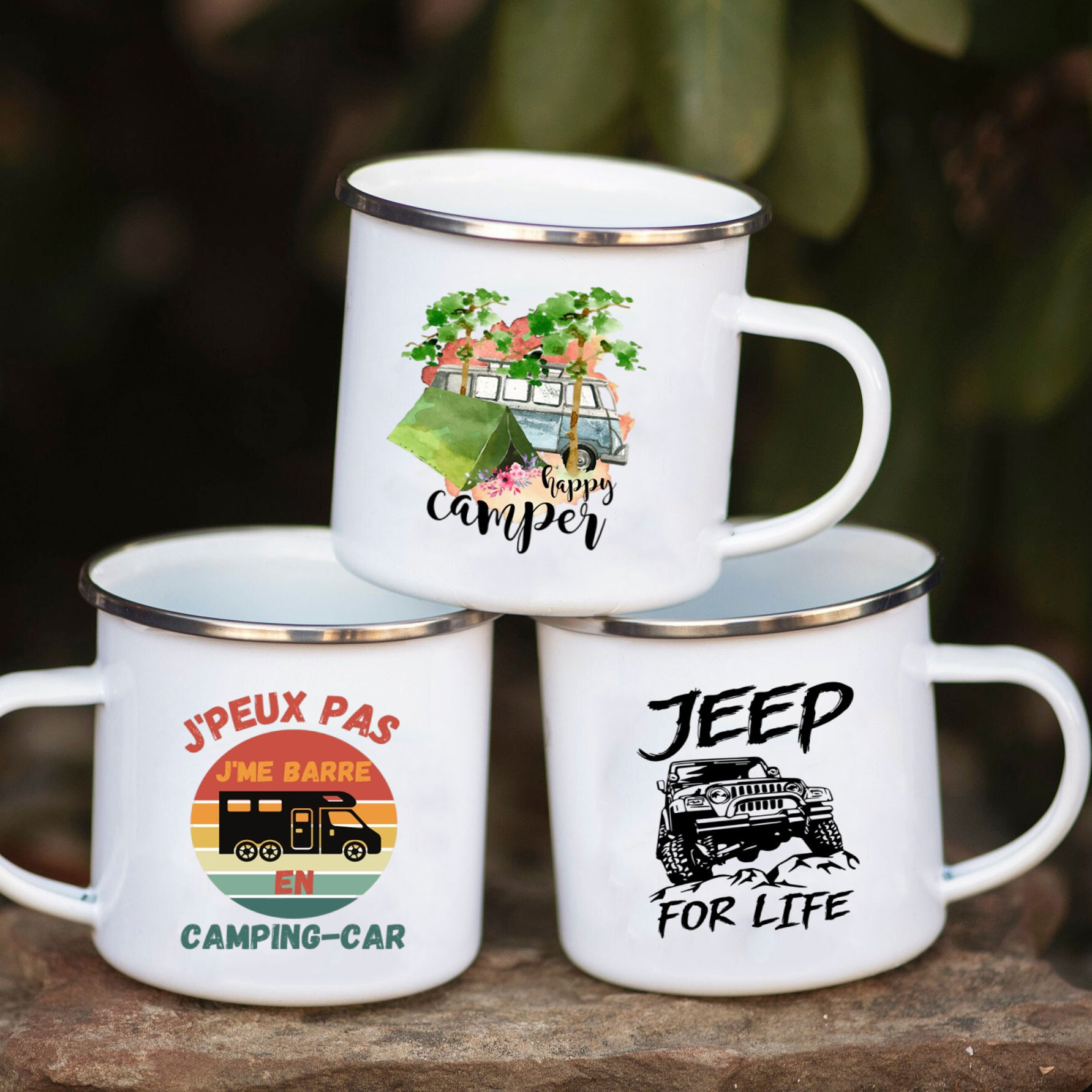 Caneca de Esmalte para Caravan - Outdoor Adventure Gifts avaliação e preço